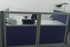 Workstation, blue | Estación de trabajo, azul