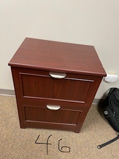 Wooden 2 Drawer File Cabinet