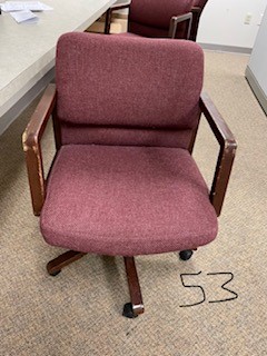 Mauve armed chairs