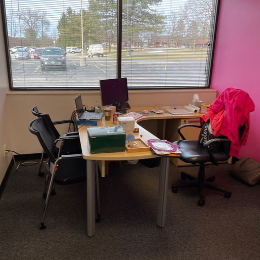 L Shape Desk - Maple