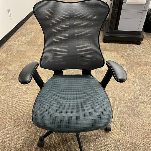 Modway task chair (mesh back / green seat)