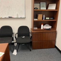 [#D4-45] 2 drawer lateral with bookcase