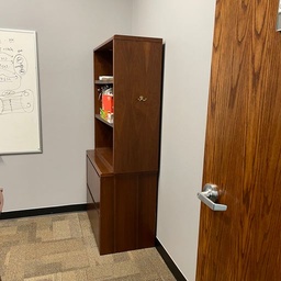 [#D4-74] 2 drawer lateral with bookcase