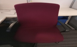 [#B13-75] Burgundy High Back Chair