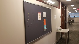 [#F1-51] Cork Board - grey #1