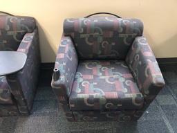 [#B12-18] Lobby chair, without movable armrest