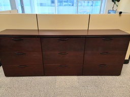 [#D30-31] 3 High Wood Cabinet