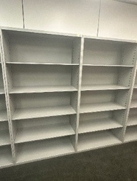 [#D4-1] #1 - Metal 5 shelves bookcase 36 x 70 x 15