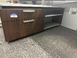 [#D5-23] #18 - left hand return 2 cabinet and 2 shelf18 x 20 x59