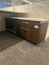 [#D5-24] #19 - right hand return 2 cabinet and 2 shelf18 x 20 x59