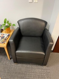 [#B12-53] LEATHER LOUNGE CHAIRS