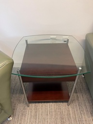 [#C14-4] Glass Side Table