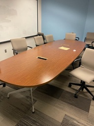 [#C7-35] 12' OVAL CONFERENCE TABLE