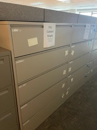 [#D12-43]  BEIGE  5 DRAWER FILE 