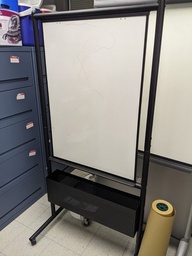[#F8-40] Standing White Board With Storage