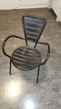 [#B4-50] Metal stacking chairs