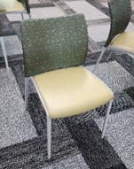 [#B8-172] Green Side Chair, 18.5" x 18" x 31"