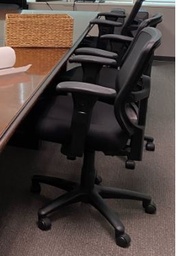 [#B13-93] Black Task Chair with Mesh Back