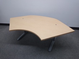 [#E10-17] KI corner height-adjustable desk, manual