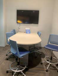 [#C8-24] Bullet High Collaborative Table (Table and 6 Chairs)