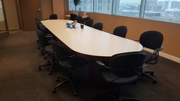 [#C7-47] Conference Table - wood, 3 pieces