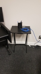 [#C3-57] Small Side Table - wood, metal