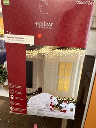 [#00-103] Twinkling Polar Bears decoration