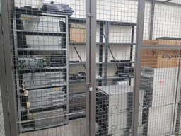 [#D14-42] Metal shelving, misc.