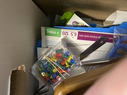 [#I2-5] Box of Push Pins and Misc. Items