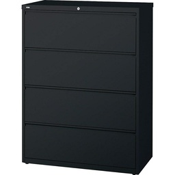 [#D10-16] Black 4 Drawer Lateral Filing Cabinet (item represented by image)