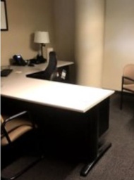 [#E6-20] Ellipse L-Shaped Desk