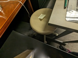 [#B1-88] swivel stool, upholstered seat