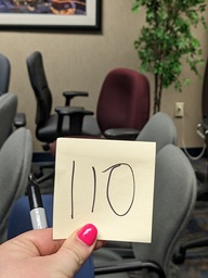 [#B13-107] red task chair - swivel base, fully upholstered adjustable arms