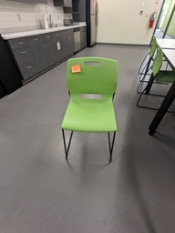 [#B8-158] poly seat and back sled base chairs
