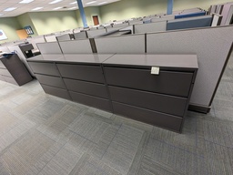 [#D8-201] medium gray 3-high metal lateral files