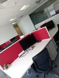 [#A6-9] PARTITION (2 DESK)