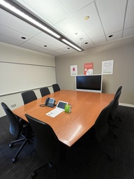 [#C6-18] Conference Table 8ft x 7.5 ft