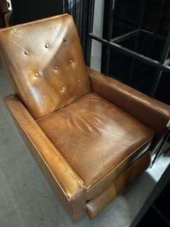 [#B12-26] Leather Recliners/Tan