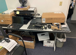 [#C8-45] Grey Table, 72x30x30"