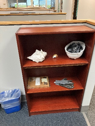 [#D2-55] Cherry Wood Bookshelf, 30x11x48