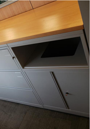 [#D18-27] Trash Unit - 30" W 3-high