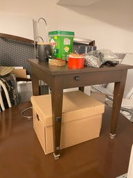 [#C5-21] Square Wood Table