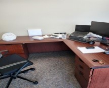 [#E6-12] L Shape Desk (75”X68” )