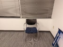 [#B8-51] Chair, Guest, Blue, 22" x 18" x 30"