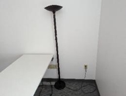 [#I7-81] Lamp, Floor, Black, 12" x 12" x 85"