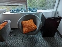 [#B12-158] Chair, Lounge, Grey, 31" x 31" x 29"