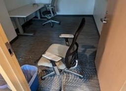 [#B13-215] Chair, Task, Silver/Grey