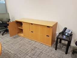 [#D5-52] Wood Credenza - 96"x21"