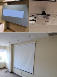 [#H14-11] Projector w/screen