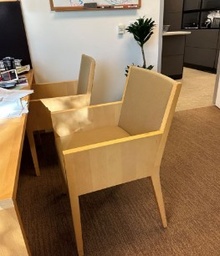 [#B8-3] Tan Guest Chair